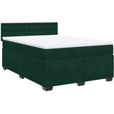  Krevet s oprugama i madracem tamnozeleni 140x190 cm baršunasti | shoptok.hr