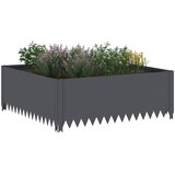  Ograda oko Travnjaka 100 x 100 x 35 cm Čelik Antracit | shoptok.hr