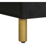  Komoda crna 40x33x75 cm od konstruiranog drva | shoptok.hr