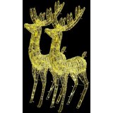  XXL akrilni božićni sobovi 250 LED 2 kom 180 cm topli bijeli | shoptok.hr