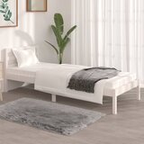 Maison Chic Posteljni okvir - Enojna postelja - Postelja za odrasle iz borovine 75x190 cm bel-J14365, (21768456) | Shoptok.si