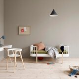 Oliver Furniture® otroška posteljica original junior 90x160 white/oak | Shoptok.si