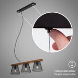 BRILONER 4077-035 - Luster na sajli WOOD & STYLE 3xE14/25W/230V | Eponuda.com