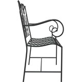  Vrtna klupa Crna 104 x 54 x 93 cm Čelik | Eponuda.com