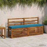  Jastučići za klupe - 2 dijela VUGHT 2 kom. 100% poliester - Svetlo plava (poliester) 150 x 30 cm 2 | shoptok.hr
