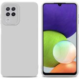 Cadorabo Ohišje, združljiv s Samsungom v tekoči beli barvi - zaščitni pokrov iz fleksibilnega silikona TPU, (20596193) | Shoptok.si