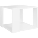 The Living Store Klubska mizica bela 40x40x30 cm konstruiran les - Klubska Mizica, (21421409) | Shoptok.si