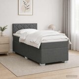  s box springom, madracem i LED-om Tamnosiva 80 x 200 cm | shoptok.hr