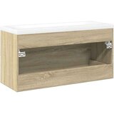 vidaXL 2-dijelni set kupaonskog namještaja boja hrasta sonome drveni | shoptok.hr