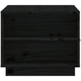  Stolić za kavu crni 100 x 50 x 41 cm od masivne borovine | Eponuda.ba