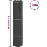 vidaXL Membrana proti plevelu črna 0,5x50 m PP Cene