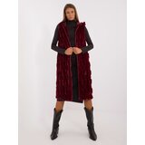 Wool Fashion Italia Vest-AT-KZ-2368-1.13-burgundy | Shoptok.si