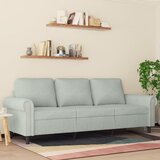 vidaXL trosed svetlo siv 180 cm žamet | Shoptok.si