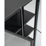 Kave Home Crna željezna vitrina 70x143x41 cm Trixie – | shoptok.hr
