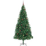 vidaXL Umestno božično drevo Zelena 300 cm PVC in kovina in plastika | Shoptok.si