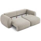 Makamii Svjetlo smeđa sklopiva/s prostorom za odlaganje sofa od samta 266 cm Kini – | shoptok.hr