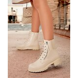 Resti Beige eco leather women's bagger boots Gaddaxa | ePonuda.com