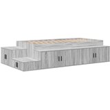  Krevet s ladicama Siva Sonoma 80 cm Konstruirano drvo | shoptok.hr