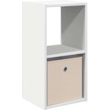  Nočna omarica Bela 30,5 x 27 x 59,5 cm Konstruiran les, (5000233414) | Shoptok.si