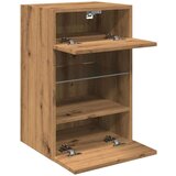 vidaXL TV zidni ormarići s LED svjetlima 2 kom Artisan hrast | shoptok.hr