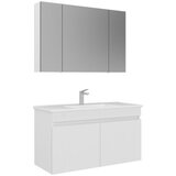 Hanah home Kupatilski ormarić sa umivaonikom i ogledalom (2 komada) Tivoli 100 697 | Eponuda.com