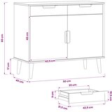  Kreveta MOLDE Karamele 90 x 40 x 80 cm | Eponuda.com