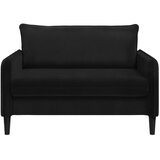  XXL fotelja Crna Baršun - Crna 110 cm | shoptok.hr
