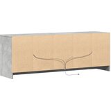 TV ormarić s LED svjetlima boja betona 139,5x34x50 cm drveni | shoptok.hr