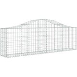  Lučne gabionske košare 15 kom 200x30x60/80 cm pocinčano željez | shoptok.hr