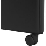  Blagovačke stolice s kotačima 2 pcs Crna 57 x 66 x 94 cm | Eponuda.com
