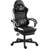 HOMCOM igralni stol poliester, jeklo 65D x 64Š x 118–128V cm Črna, (5000235334) | Shoptok.si