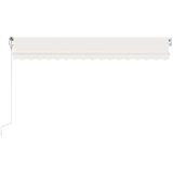  Automatska tenda sa senzorom za vjetar LED 400x300 cm krem | shoptok.hr