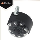 Ruhhy kotačići za uredsku stolicu 2,5" 11 x 22 mm, crni, 5 kom | shoptok.hr