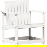 Maison Chic Vrtni Stoli - Stol za vrt bel 62x56x77 cm trdna borovina JS637, (21879095) | Shoptok.si