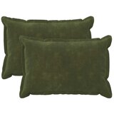  Presvlaka za jastuk 2 kom. HOUTEN Zelena 50 x 80 cm - Dizajn s paspulom Zelena 2 | shoptok.hr