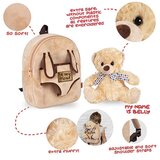  RUKSAK MINI S ODVOJIVIM PLIŠANCEM BELLY BEAR PERLETTI 13042 | Shoptok.si