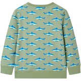  Dječja topla majica svijetla kaki 128 | shoptok.hr