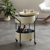 XXXL Večnamenski Voziček Fabienne, Črna, Naravna Barva | Shoptok.si