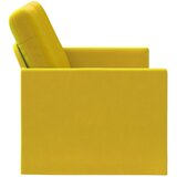  Kauč za dvoje Žuta 150 x 81 x 82 cm Baršun | shoptok.hr