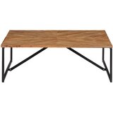  Stolić za kavu od masivnog bagremovog drva 110 x 110 x 36 cm | shoptok.hr