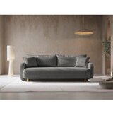 Micadoni Siva sklopiva/s prostorom za odlaganje sofa 231 cm Elen – | shoptok.hr
