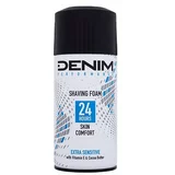 Denim Performance Extra Sensitive Shaving Foam pjena za brijanje 300 ml za muškarce