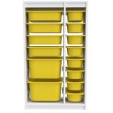Hanah home višenamenska polica montana xs 2D4N8U white yellow v2 | ePonuda.com