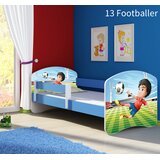  Otroška postelja ACMA z motivom, stranska modra 160x80 cm 13 Footballer | Shoptok.si