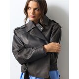 Sinsay Biker jakna od umjetne kože s pojasom | shoptok.hr