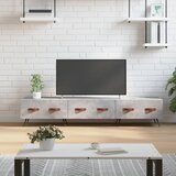 TV ormarić boja betona 150 x 36 x 30 cm od konstruiranog drva | shoptok.hr