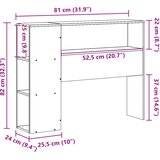  Uzglavlje sa spremištem 75 cm od masive borovine | shoptok.hr