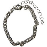 Urban Classics Accessoires Sideris Chain Bracelet silver Cene
