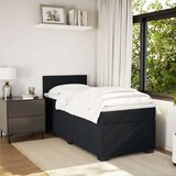 Box spring krevet s madracem crni 100x200 cm baršunasti | shoptok.hr