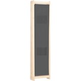 vidaXL Sobna pregrada s 5 panela od tkanine 200 x 170 x 4 cm siva | shoptok.hr